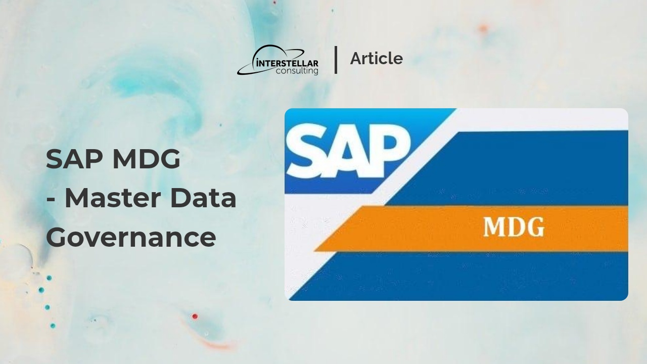 what is sap mdg? | master data governance 1